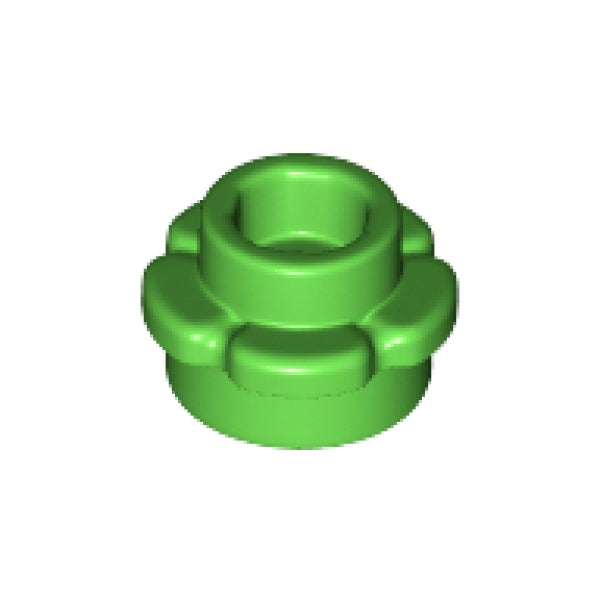 LEGO Bloem 1x1 met 5 Blaadjes HELDERGROEN (100 stuks)