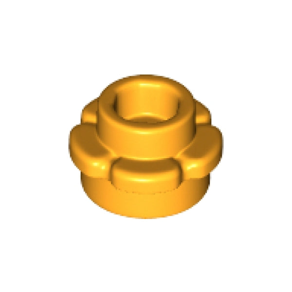 LEGO Bloem 1x1 met 5 Blaadjes OKERGEEL (100 stuks)