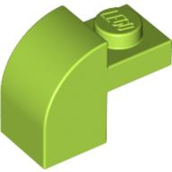 LEGO Boog 1x2 LIMEGROEN (100 stuks)