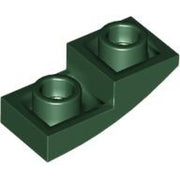 LEGO Boog 2x1 Inverted DONKERGROEN (100 stuks)