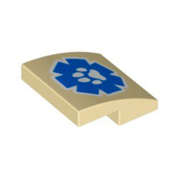 LEGO Boog 2x2 Wildlife Logo BEIGE (100 stuks)