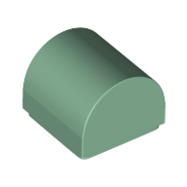 LEGO Boog 1x1 Dubbel ZANDGROEN (100 stuks)