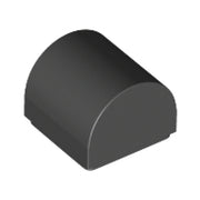 LEGO Boog 1x1 Dubbel ZWART (100 stuks)
