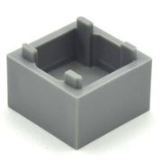 LEGO Box 2x2x1 LICHTGRIJS (10 stuks)