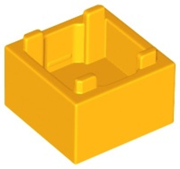 LEGO Box 2x2x1 OKERGEEL (10 stuks)