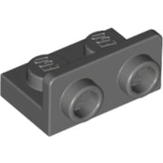 LEGO Bracket Inverted 1x2 - 1x2 DONKERGRIJS (100 stuks)