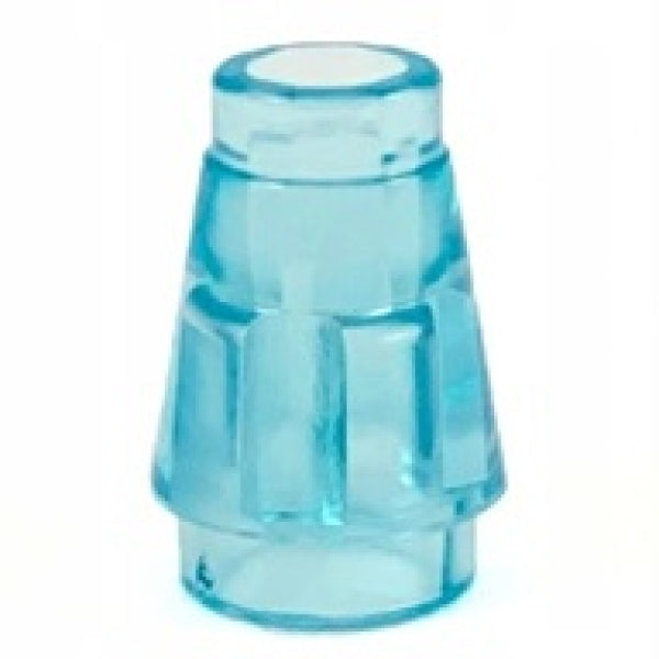 LEGO Cone 1x1 TRANSPARANT LICHTBLAUW (100 stuks)