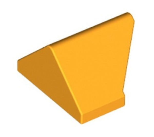 LEGO Daknok 45 2x1 met Punt OKERGEEL (100 stuks)