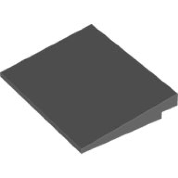 LEGO Dakpan 10 6x8 DONKERGRIJS