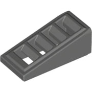 LEGO Dakpan 18 2x1x2/3 met Rooster DONKERGRIJS (100 stuks)