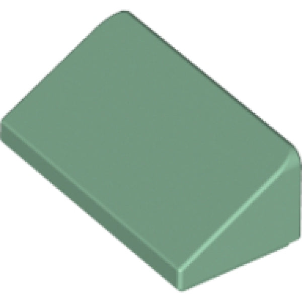 LEGO Dakpan 30 1x2 ZANDGROEN (100 stuks)