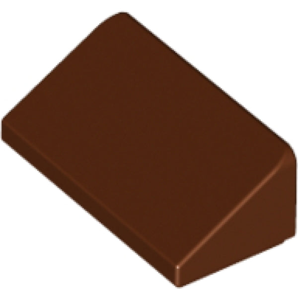 LEGO Dakpan 30 1x2 BRUIN (100 stuks)