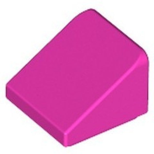 LEGO Dakpan 30 1x1 DONKERROZE (100 stuks)