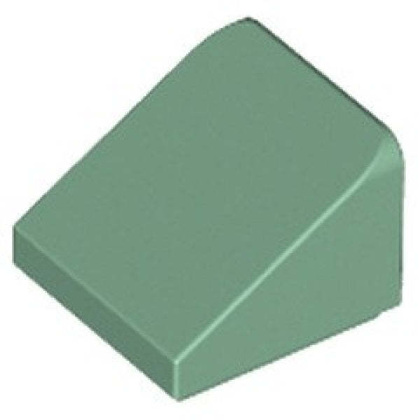 LEGO Dakpan 30 1x1 ZANDGROEN (100 stuks)