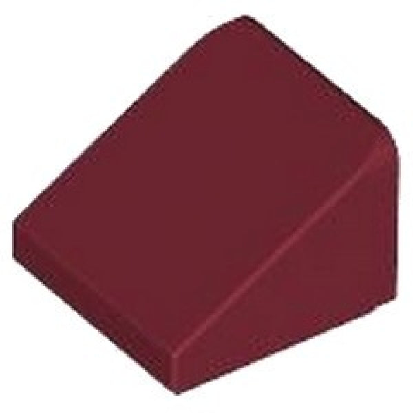 LEGO Dakpan 30 1x1 DONKERROOD (100 stuks)