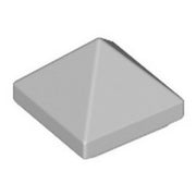 LEGO Dakpan 45 1x1x2/3 Piramide LICHTGRIJS (100 stuks)