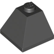 LEGO Dakpan 45 2x2 Hoek ZWART (100 stuks)