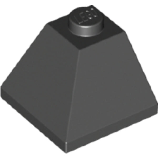 LEGO Dakpan 45 2x2 Hoek ZWART (100 stuks)