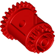 LEGO Differentieel 24-16 Tanden ROOD