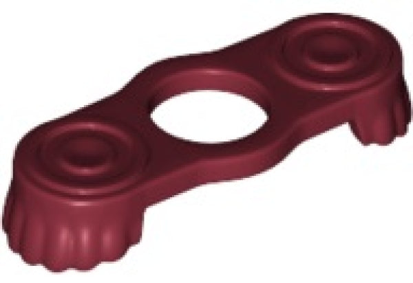 LEGO Epauletten DONKERROOD (10 stuks)