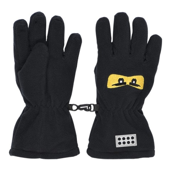 LEGO Handschoenen Ninjago ZWART (LWASMUS 600 - Maat 110-116)