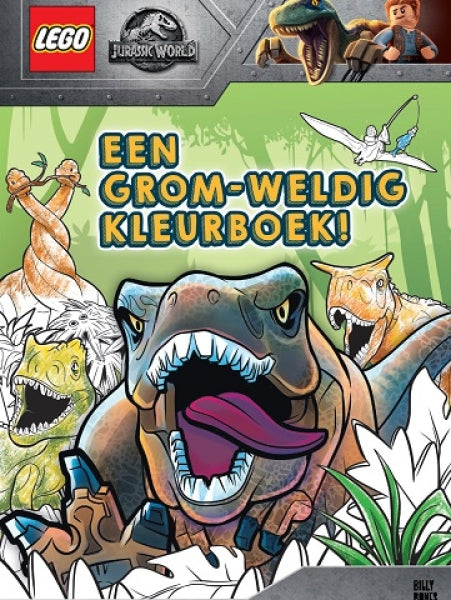 LEGO Jurassic World Een Grom-weldig Kleurboek!