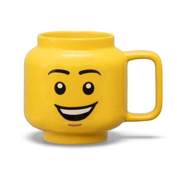 LEGO Keramische Mok Hoofd Happy Boy 530 ml