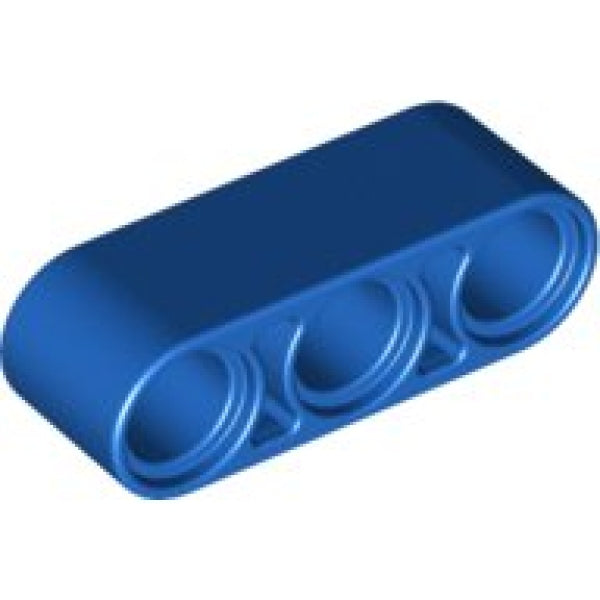 LEGO Liftarm 1x3 BLAUW (100 stuks)