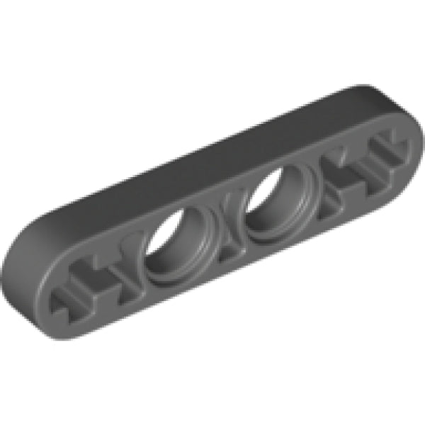 LEGO Liftarm 1x4 Dun DONKERGRIJS (100 stuks)