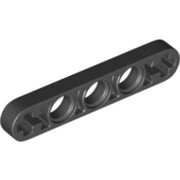 LEGO Liftarm 1x5 Dun ZWART (100 stuks)