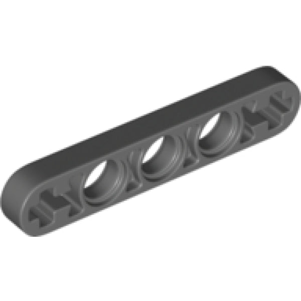 LEGO Liftarm 1x5 Dun DONKERGRIJS (100 stuks)