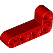 LEGO Liftarm 2x4 L-Vorm ROOD (100 stuks)
