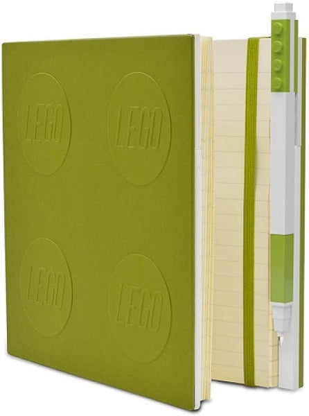 LEGO Notitieboek Deluxe met Pen LIMEGROEN