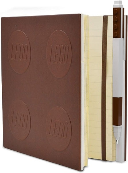 LEGO Notitieboek Deluxe met Pen BRUIN