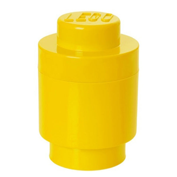 LEGO Opbergbox 1 Rond GEEL