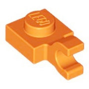 LEGO Plaat 1x1 met Open O Clip Hor.Grip ORANJE (100 stuks)