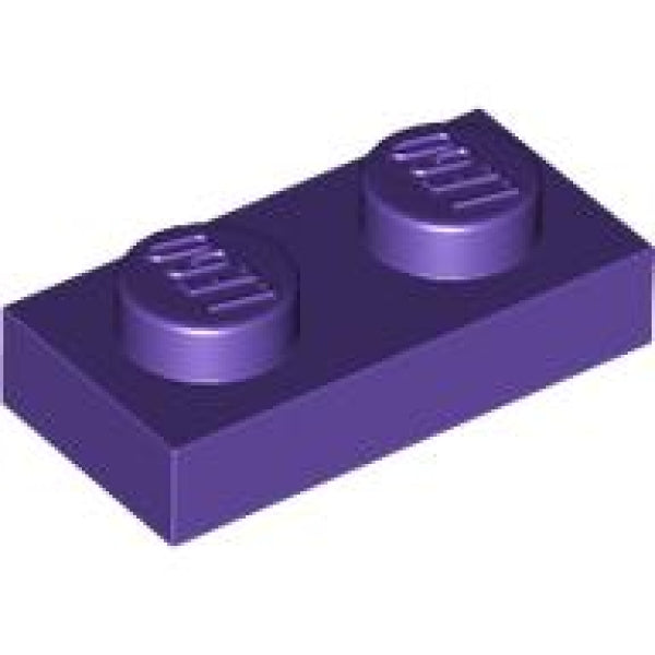 LEGO Plaat 1x2 PAARS (100 stuks)