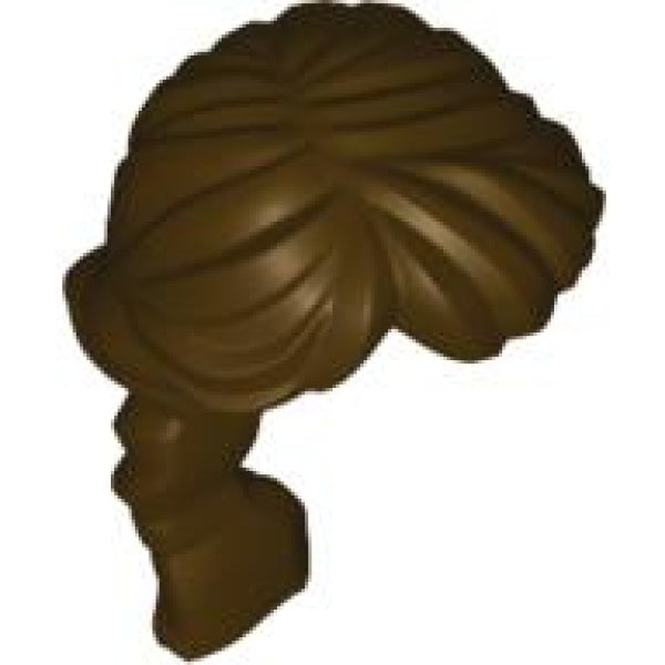 LEGO Pruik Vrouw Vlecht Lang DONKERBRUIN (10 stuks)