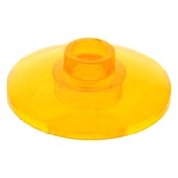 LEGO Radar 2x2 TRANSPARANT ORANJE (100 stuks)