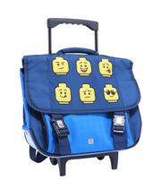 LEGO Rugzak Trolley Minifiguur Gezichten BLAUW
