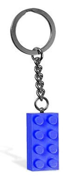 LEGO Sleutelhanger Steen 2x4 BLAUW
