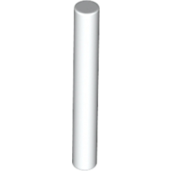 LEGO Staaf 3L WIT (100 stuks)