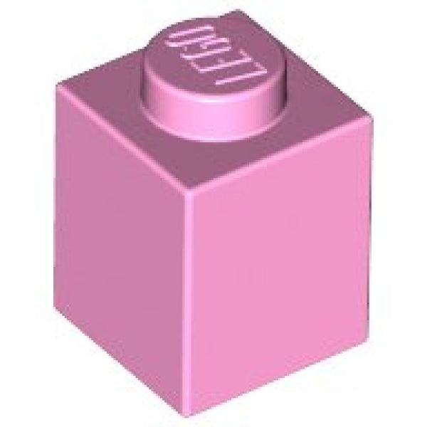 LEGO Steen 1x1 LICHTROZE (100 stuks)