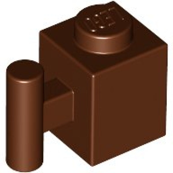 LEGO Steen 1x1 met Handgreep BRUIN (100 stuks)