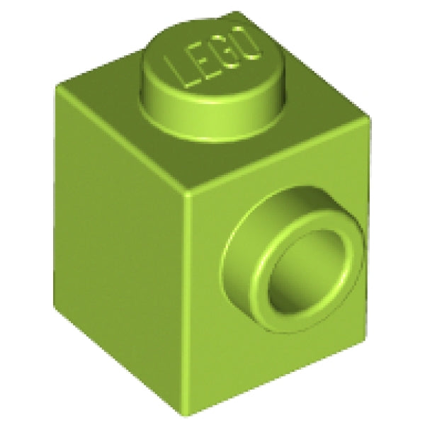 LEGO Steen 1x1 met 1 Zij-nop LIMEGROEN (100 stuks)