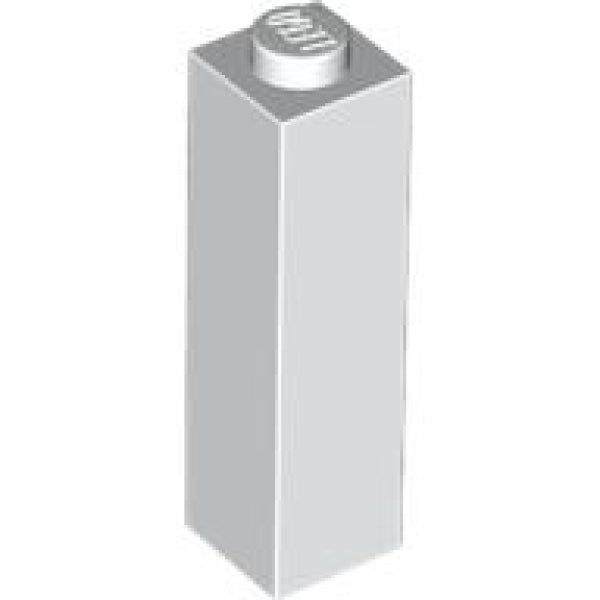 LEGO Steen 1x1x3 WIT  (100 stuks)