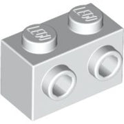 LEGO Steen 1x2 met Zij-noppen WIT (100 stuks)
