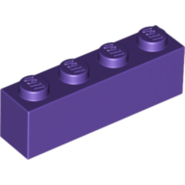 LEGO Steen 1x4 PAARS (100 stuks)
