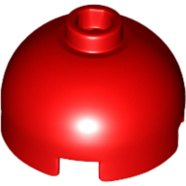 LEGO Steen 2x2 Rond Koepel Top ROOD (100 stuks)