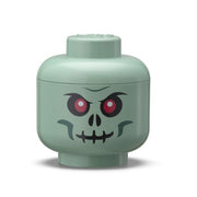 LEGO Opbergbox Hoofd S Skelet ZANDGROEN
